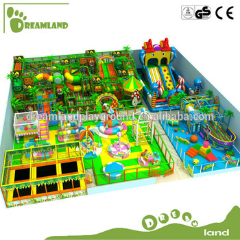 Dreamland amusement jungle design indoor kids playground with cool themed decorations                        
                                                Quality Assured