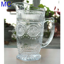 pressed clear pitcher