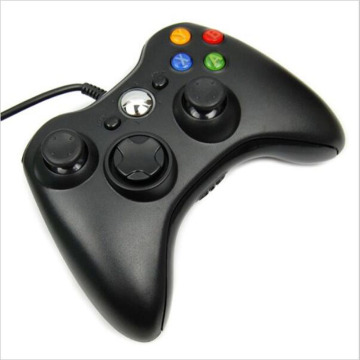 Manette filaire Xbox 360 noir et blanc