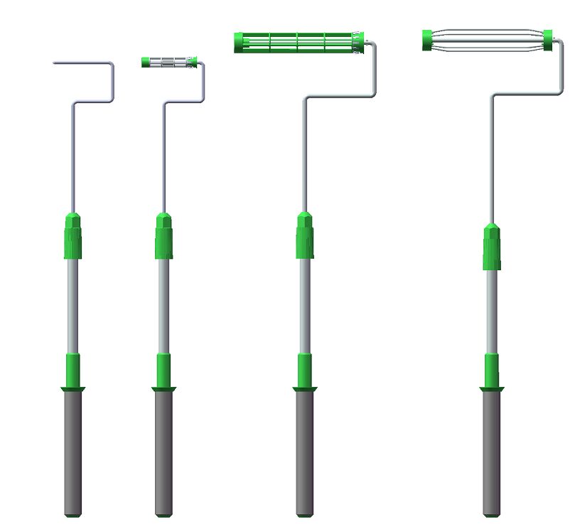 Telescopic Extension Pole With Twist Lock