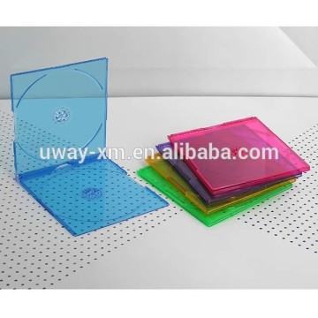 PS 5.2mm double color CD case/CD box for 2 disc