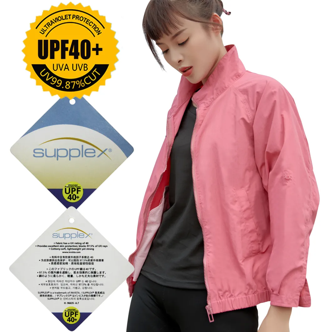 Ladies Upf40 + UV Protection Quick-Drying Sunscreen Clothing
