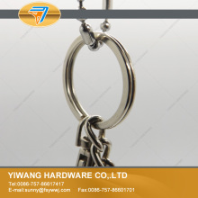 10 years manufacturer direct wholesale metal plated flat keyring