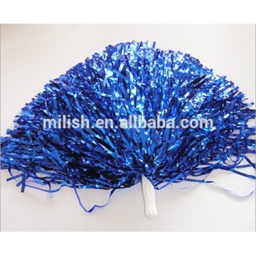 Party tinsel blue cheerleading pom poms HH-0440