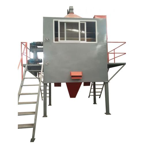 Electrostatic sorting machine for metal and plastic separating