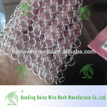 Chain Mail Pot and Pan Scrubber Stainless Steel