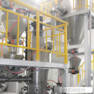 Target-type airflow pulverizer for Powders