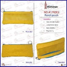 High quality zippered leather pencil pouch