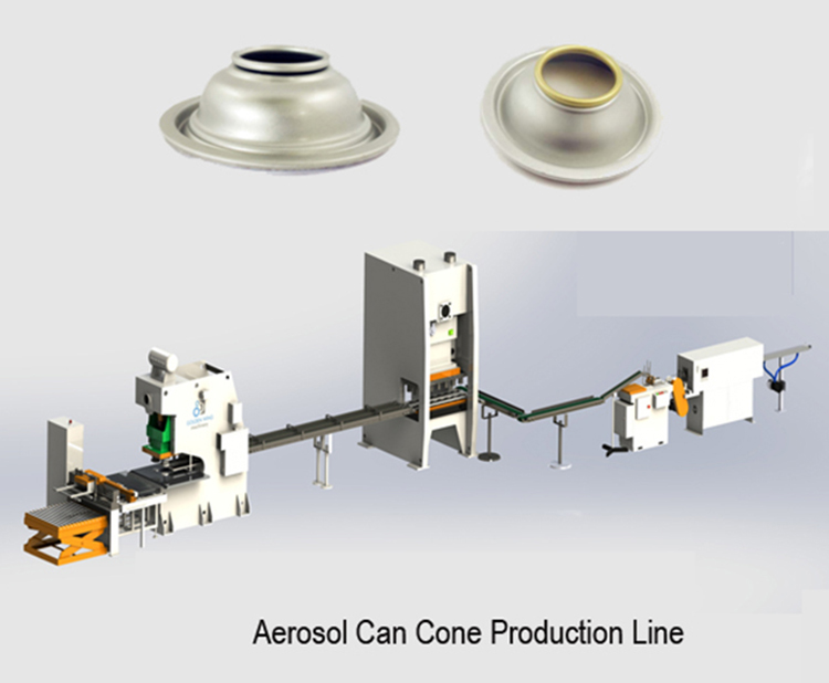 Aerossol de aerossol de purificador de ar pode dominar a máquina de fabricação de tampa inferior