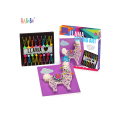 Kit de arte educacional de cordas artesanais de espuma para crianças