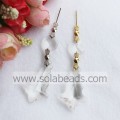 Flower Holder 24*40mm Crystal Beaded Lighting garland Drop