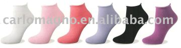 ladies fancy colorful mercerized cotton socks