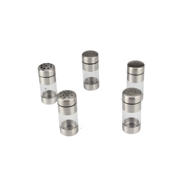 Stainless Steel Salt Pepper Shakers Set