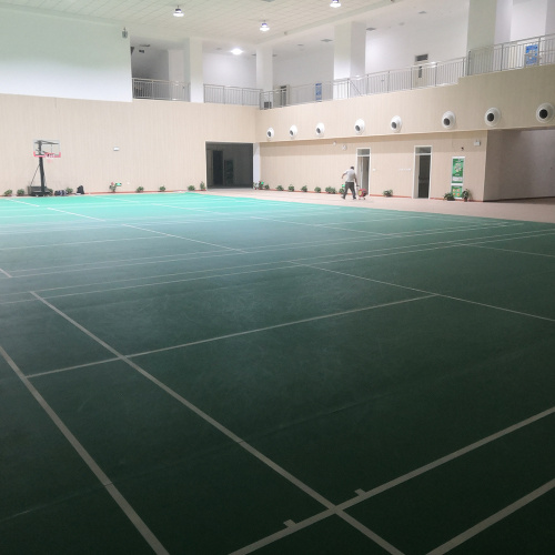 Sol intérieur en PVC pour terrain de badminton avec BWF