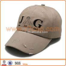 Destroy and Broken Washed Baseball Hat and Cap