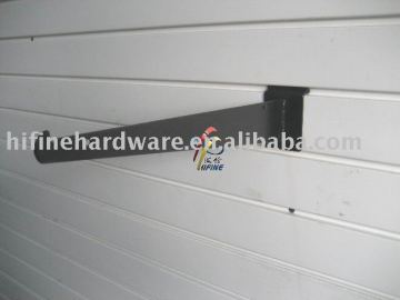 Slatwall bracket for garage orgnization system