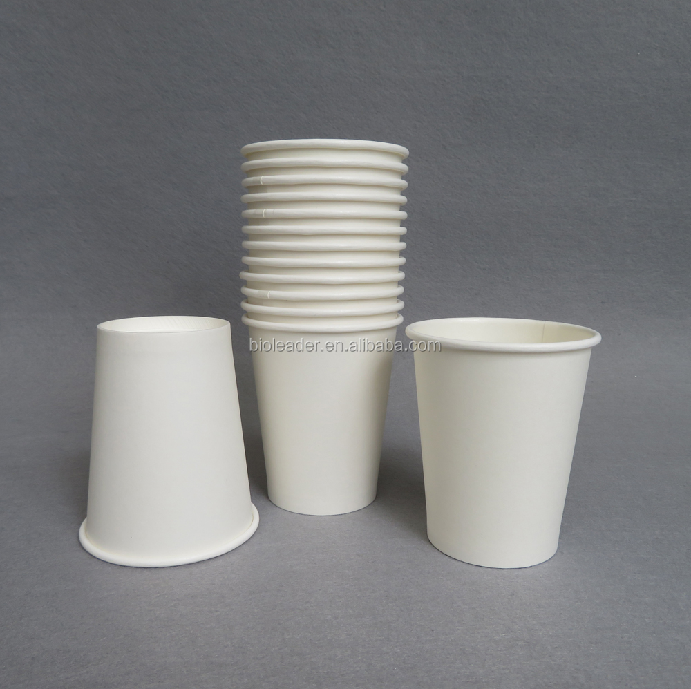 Manufacturer Directly Biodegradable Uncoated Disposable Paper Cups Compostable Drink Cups