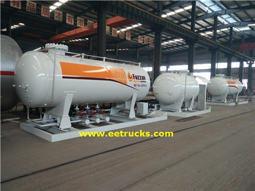 Asme 5000 gallon lpg Skiid na cike tashoshin