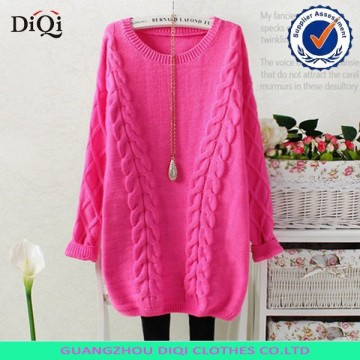 korean fashion apparel knit sweater for young girls, handmade knit wool sweater