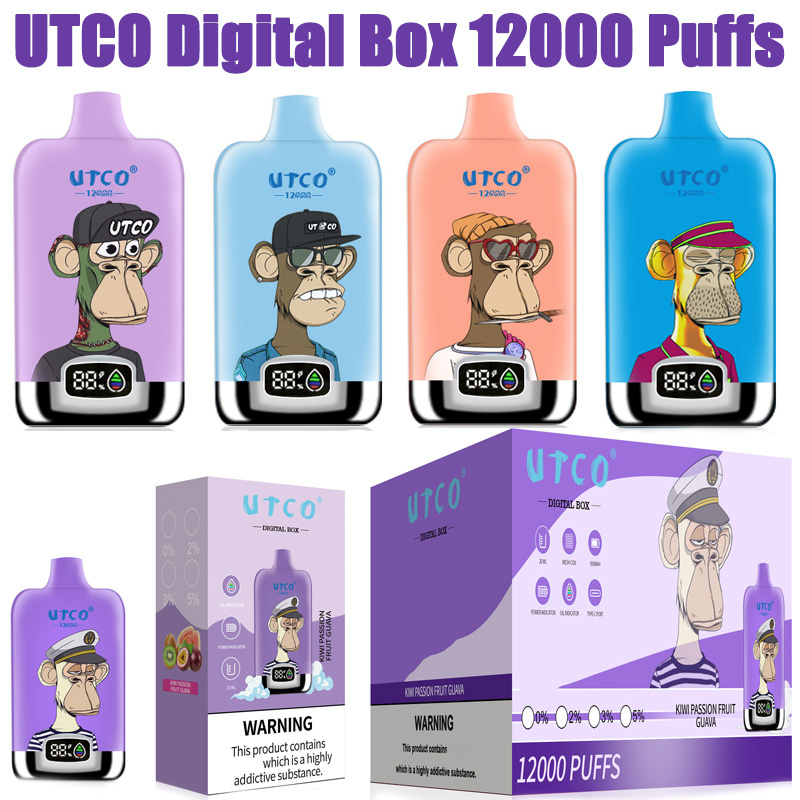 Utco Tornado Digital 12000 พัฟ Utco Tornado Digital 12000 Puffs