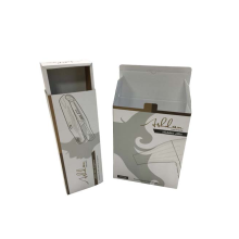 Caja de papel corrugado resistente de cartón grueso para extensiones de cabello