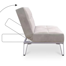 Wholesale Futon Sleeper Sofa: Comfortable 2-Seater Velvet Loveseat Sofa Bed for Living Room