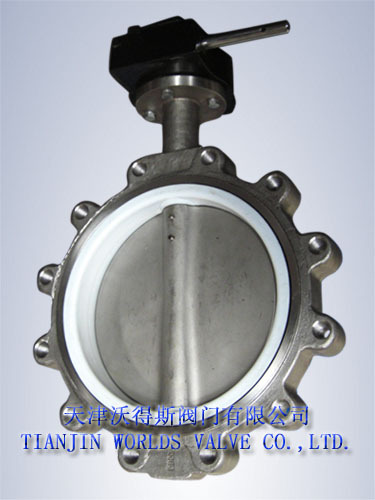 CF8m Lug Type Butterfly Valve (D7L1X-10/16)