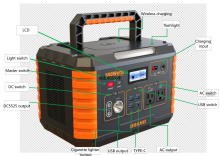 500W Portable Energy Storage