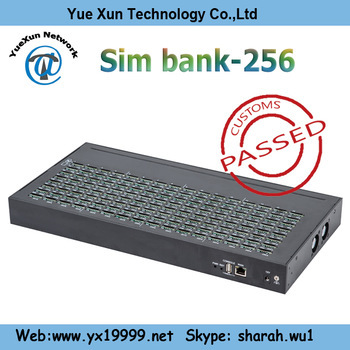 sim bank 128-Channel 256 sim slots Sim Card Remote Server