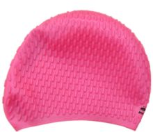 Waterproof Silicone Swimming Caps , Designer Swim Caps Women With 100% Sofe Silicone