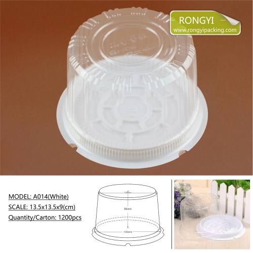 Contenitore rotondo in PVC plastica