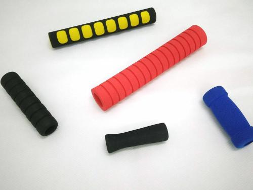 Warna-warni EVA Foam Tube Bike Handle Bar Grip