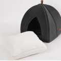 Microfiber Indoor Outdoor Pet Tent Tempat Tidur Gua