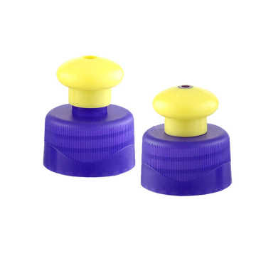 Plastic Push Pull Cap For Liquid Bottle Cap