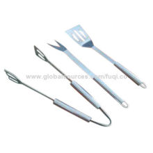 BBQ Set with tongs fork spatulas