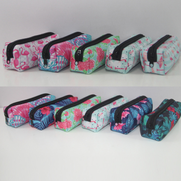Large capacity school kids neoprene pencil cases