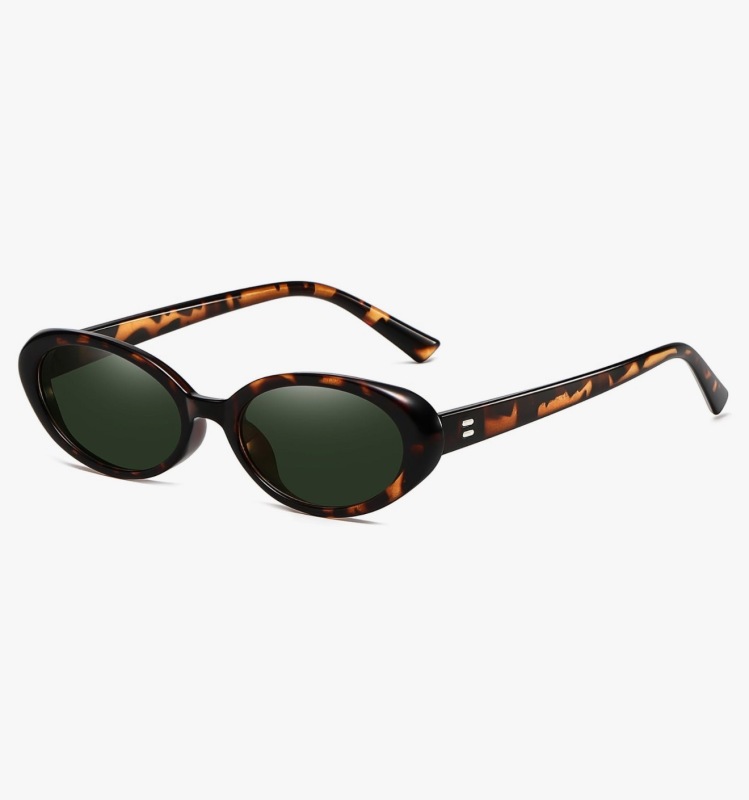 Vintage Lampshade Oval Sunglasses