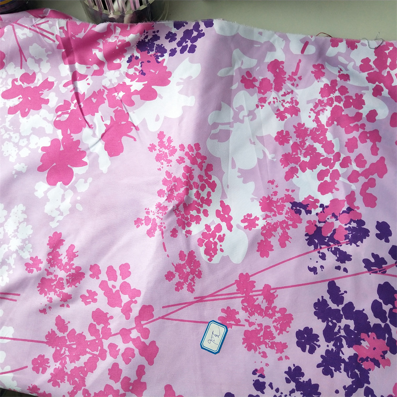 China textiles Twill Fabric brush print fabric Microfiber polyest fabric for bedding