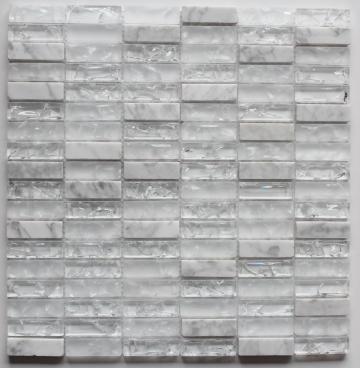 Marble And Cracked Glass Mosaic