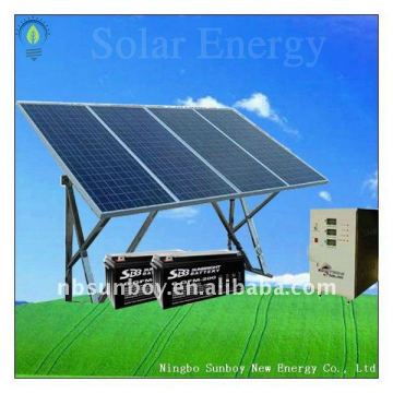 500W build solar panel system for home use