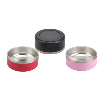 Stainless Steel Dog Bowls with Anti-Skid Rubber Base