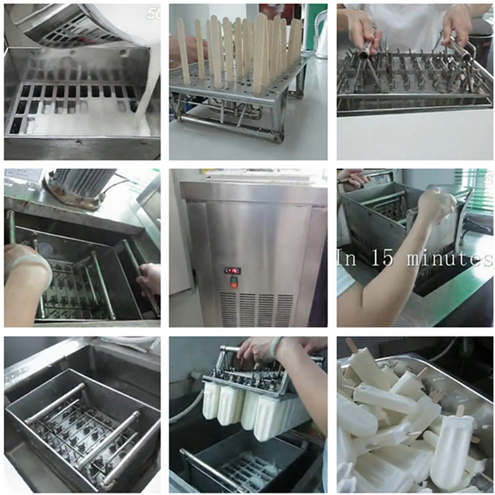 Steps Stick Popsicle Making Machine