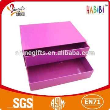 capacity colorized cardboard drawer storage box