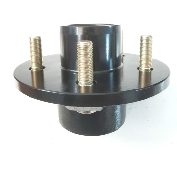 Trailer Hub Round Square Solid 4-8 Stud Small Stub Axle Wheel Hub