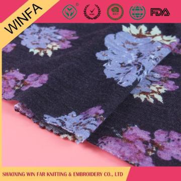 High quality China Manufacturer Colorful Plain yarn dyed polyester cotton jersey fabric