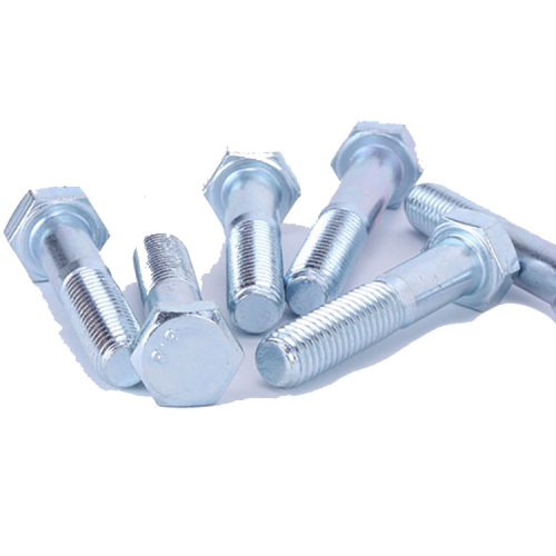 Blue White Zinc Bolt with Nut Carbon