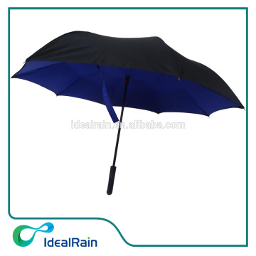 2016 unique design upside down fashion rain umbrellas