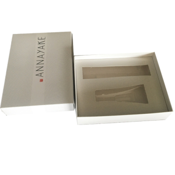 White Cardboard Skin Care Cosmetics Set Box