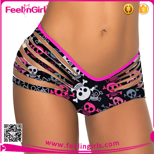 Latest Skull Print Sexy Bikini Briefs Panty Fashion Bikini Briefs