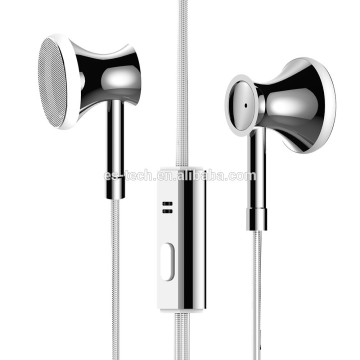 fashionable super bass sound metal earbuds